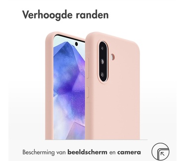 Accezz Liquid Silicone Backcover Samsung Galaxy A36 - Roze