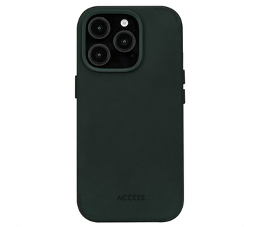 Accezz Vintage Leather MagSafe Backcover Apple iPhone 16 Pro - Smokey Green