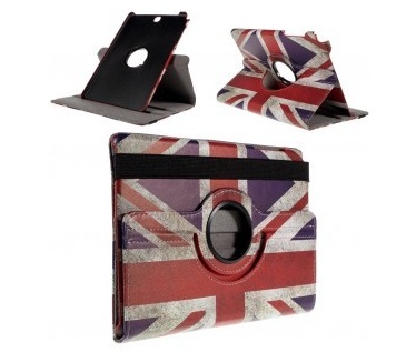qMust Rotating 360 Case Samsung Galaxy Tab A 9.7 - Folio hoes met stand - UK