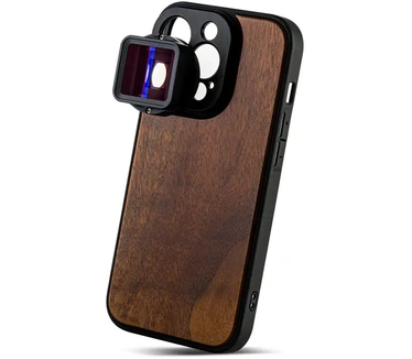 Mojogear 17mm lens case voor iPhone 13 en 14 - Echt Hout - iPhone 13 Pro Max