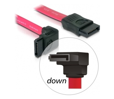 Delock SATA 10cm down/straight