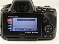 Sony A55V menuopties