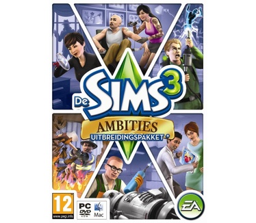 Packshot voor De Sims 3: Ambities