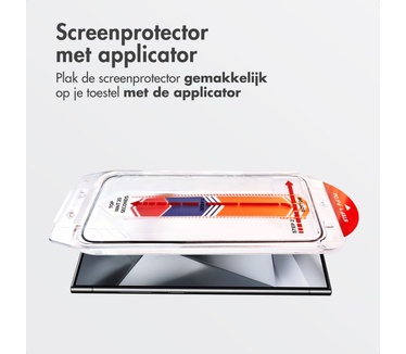 Accezz glas screenprotector met anti-dust applicator