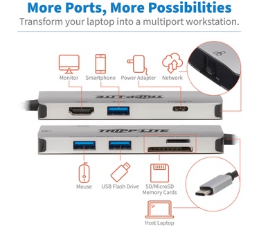 Tripp-Lite U442-DOCK5-GY