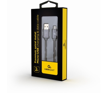 Cablexpert CC-USB2S-AMMBM-2M-BG Grijs