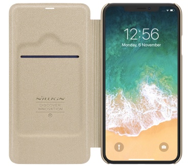 Nillkin New Sparkle Book Case - Apple iPhone XR (6.1) - Goud  Goud