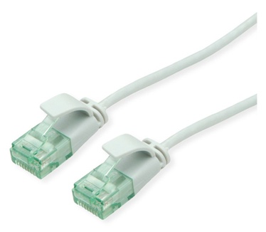 Roline RM UTP Patchkabel Kat6A/Kl.EA SLIM grau 0.5m - UTP