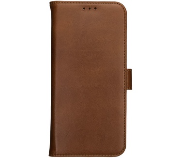 Rosso Deluxe Galaxy Note 10 Plus Hoesje Echt Leer Book Case Bruin (Note 10 Plus) Bruin