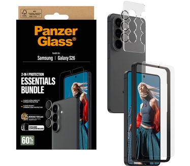 PanzerGlass PanzerGlass® Hoops® 2-in-1 Bundle Samsung Galaxy S26 | Ultra-Wide Fit