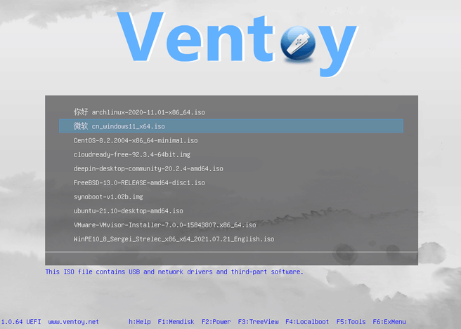 Ventoy 1.0.64