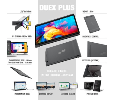 Mobile Pixels DUEX Plus