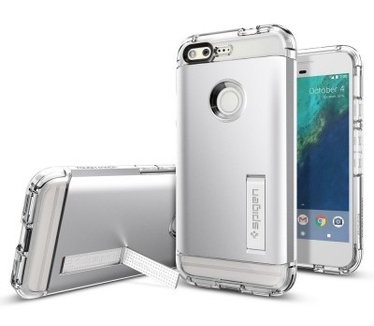 Spigen Tough Armor Google Pixel Case - F14CS20896 - Satin Silver