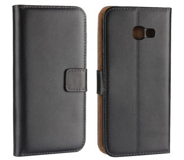 qMust Elegant wallet case Samsung Galaxy A5 (2017) - met stand - Black