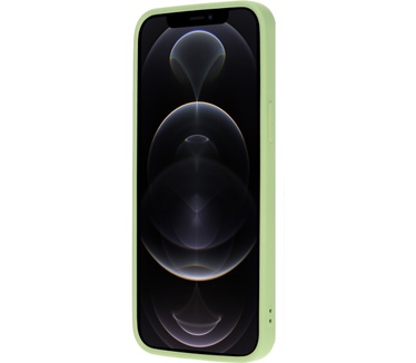 Mobiparts Silicone Cover Apple iPhone 12/12 Pro Pistache Green