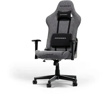 DXRacer Prince L Grey Fabric gamestoel