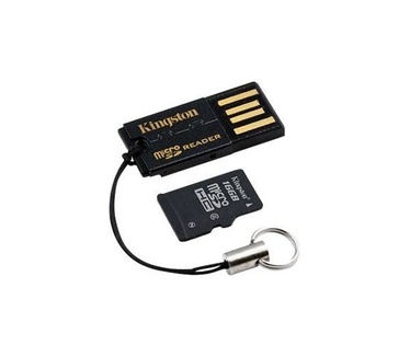 Kingston  	 MicroSD Reader Gen 2 w/16GB microSDHC Class 2 Card