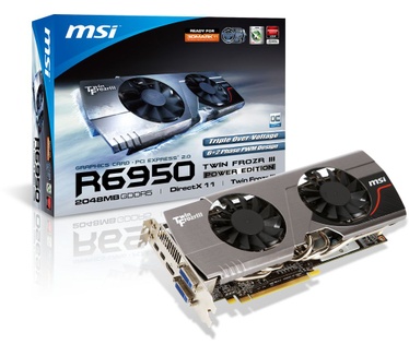 MSI R6950 Twin Frozr III Power Edition/OC