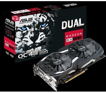 Asus VGA RX 580 4GB Dual OC GDDR5,DVI,HDMI,DP,2S