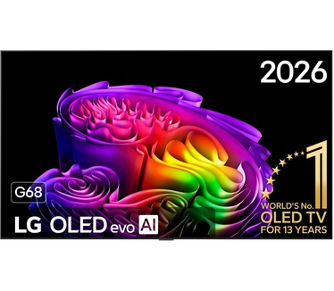 LG OLED evo G6 83" (G68, geen standaard) Zwart