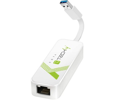 Techly Adapter Converter USB 3.0 Ethernet Gigabit RJ45 Lan