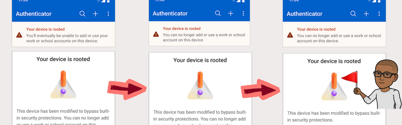 Image for the article: Microsoft Authenticator maakt inloggen bij werk of school onmogelijk met root