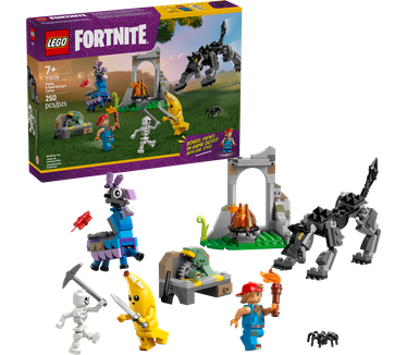 LEGO Fortnite Peely en Sparkplugs kamp