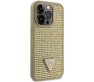 Guess Rhinestones Back Case - iPhone 14 Pro Max (6.7") - Goud Goud