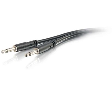 CablesToGo 3 m dunne aux 3.5 mm audiokabel - M/M