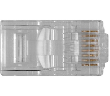 Advanced Cable Technology RJ45 (8P/8C) modulaire connector voor ronde kabel met soepele aders
