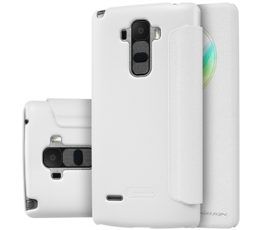 Nillkin Sparkle S-View Book Case LG G Stylo / G4 Stylus - Wit