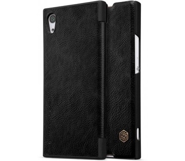Nillkin Sony Xperia XA1 Leren Hoesje Zwart