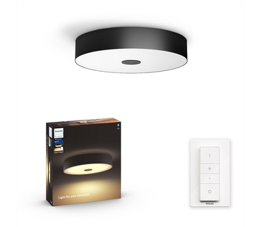 Philips Hue White ambiance Fair Plafondlamp Zwart (inclusief dimmer)