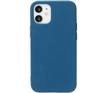 Mobiparts Silicone Cover Apple iPhone 12 Mini Blueberry Blue