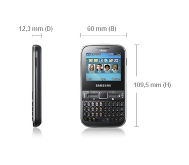 Samsung Chat 322 C3222 Zwart