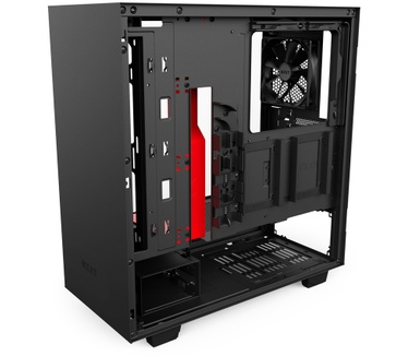 NZXT H500 Zwart/Rood