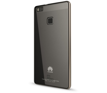 BeHello Huawei P9 Lite Transparent Gel Case Chrome Edge Gold