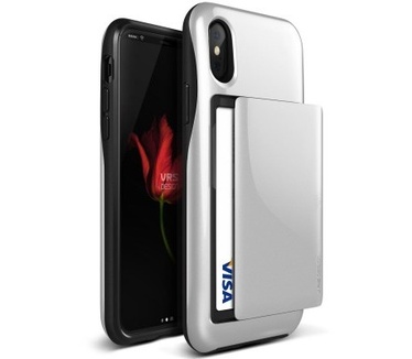 VRS Design Damda Glide Apple iPhone X Hoesje Zilver