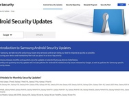 Samsung-site over updates