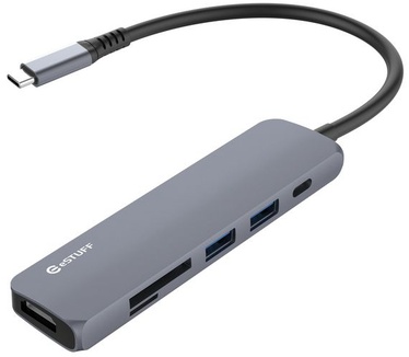 eStuff USB-C HDMI Hub Grey