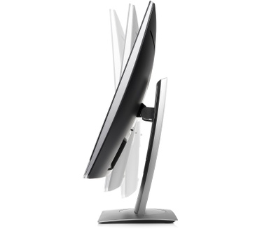 HP EliteDisplay E240c Zilver, Zwart