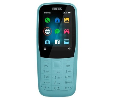 Nokia 220 4G Blauw (-prepaid)
