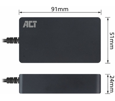 ACT AC2050 Ultra-compe universele laptoplader 45W (voor laptops tot 15,6 inch)