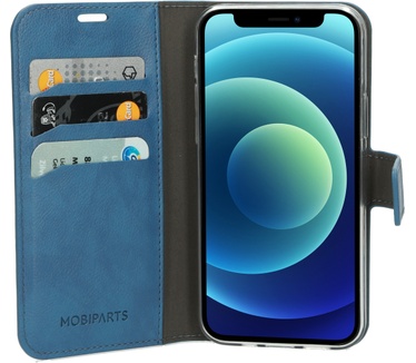 Mobiparts Classic Wallet Case Apple iPhone 12/12 Pro Steel Blue