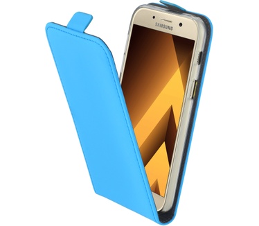 Mobiparts Premium Flip TPU Case Samsung Galaxy A3 (2017) Light Blue