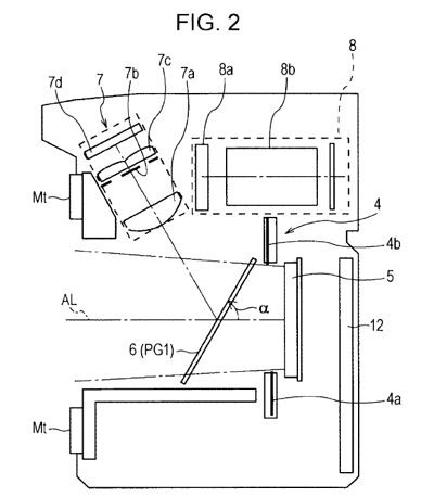Sony patent pellicle mirror