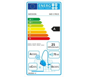 Medion ® Cyclone stofzuiger zonder zak MD 17815