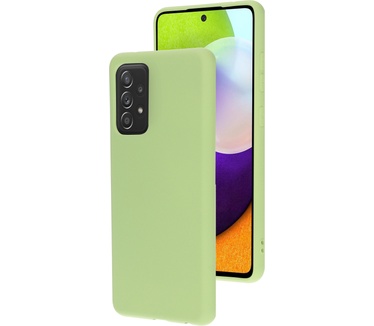 Mobiparts Silicone Cover Samsung Galaxy A52 4G/5G/A52s 5G (2021) Pistache Green