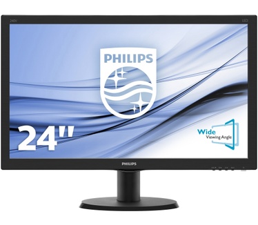 Philips 240V5QDAB Zwart