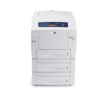 Xerox ColorQube 8570ADT, printer, kleur, 40 PPM, A4, 2400 finepoint, 2 x 525 vel, multifunctionele lade voor 100 vel, 512MB, dubbelzijdig printen, 10/100/1000 base T-ethernet, USB, PCL5c, Adobe PS3